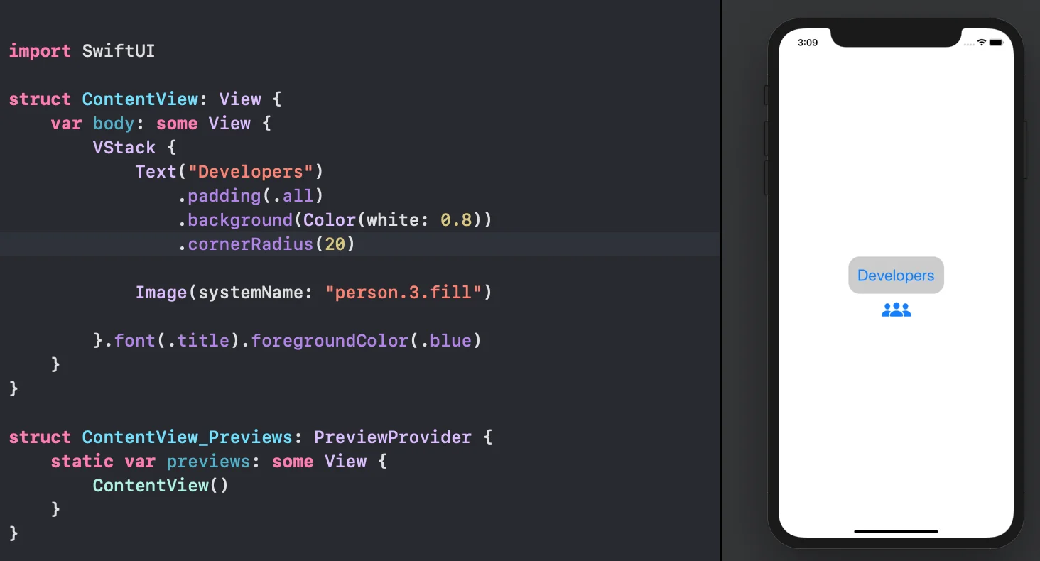 SwiftUI first elements correct cascade