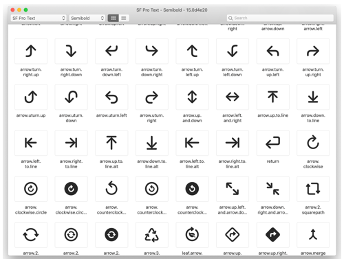 SF Symbols App