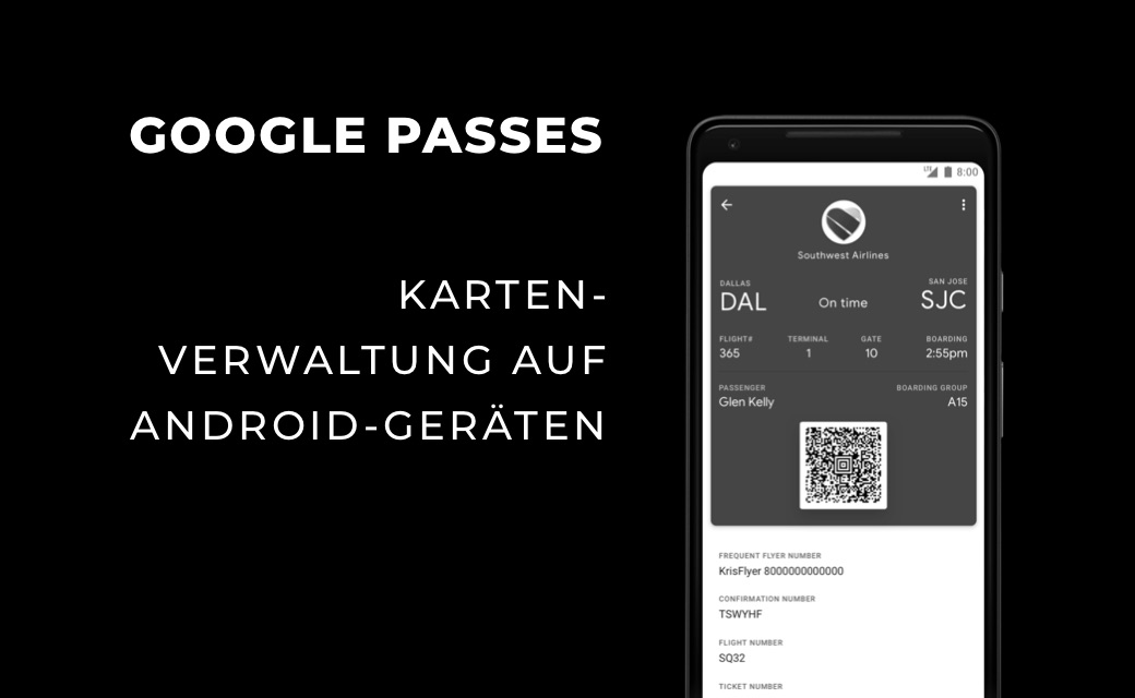 let’s dev Blog | Google Passes - Karten­verwaltung auf  Android-Geräten