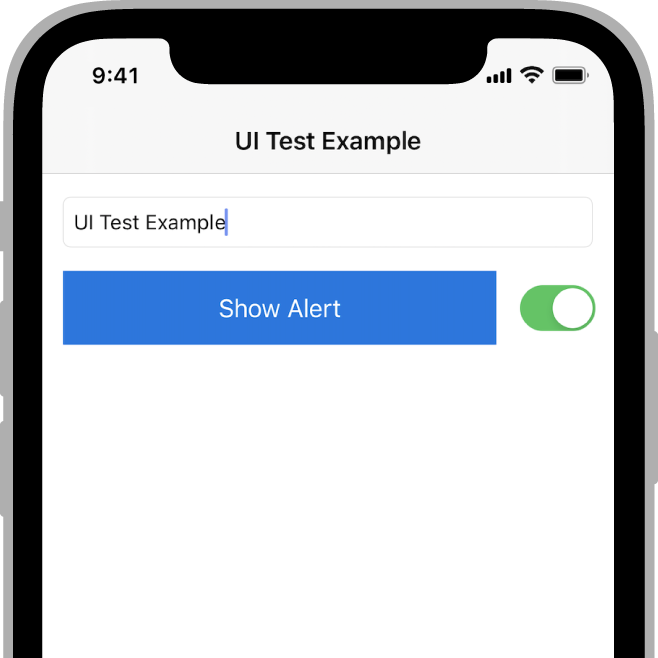 UI Test Example