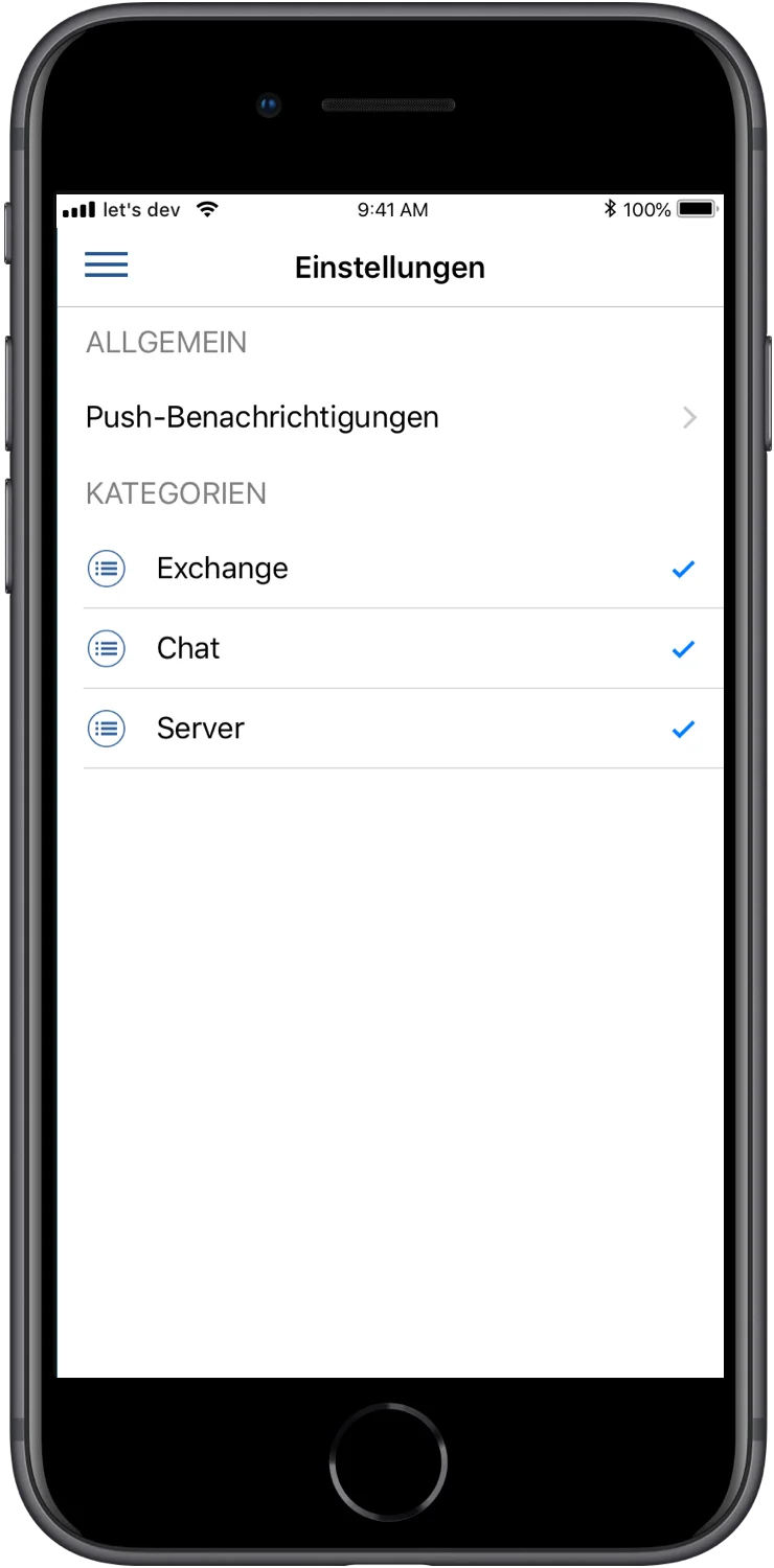 LDBV Alert App Backend solution for sending messages