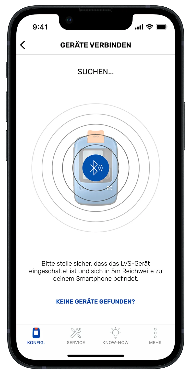 Smart Bluetooth Verbindungen zu den LVS Diract Voice Geräten