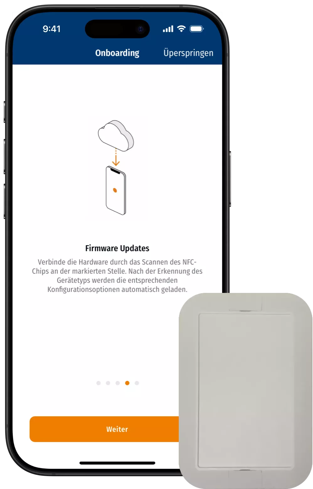 NFC configurator Mockup