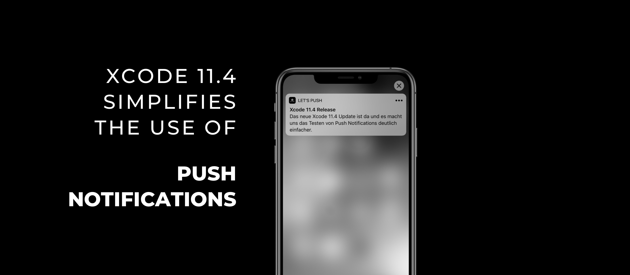 let’s dev Blog | Simplified testing of iOS push notifications in the simulator with Xcode 11.4