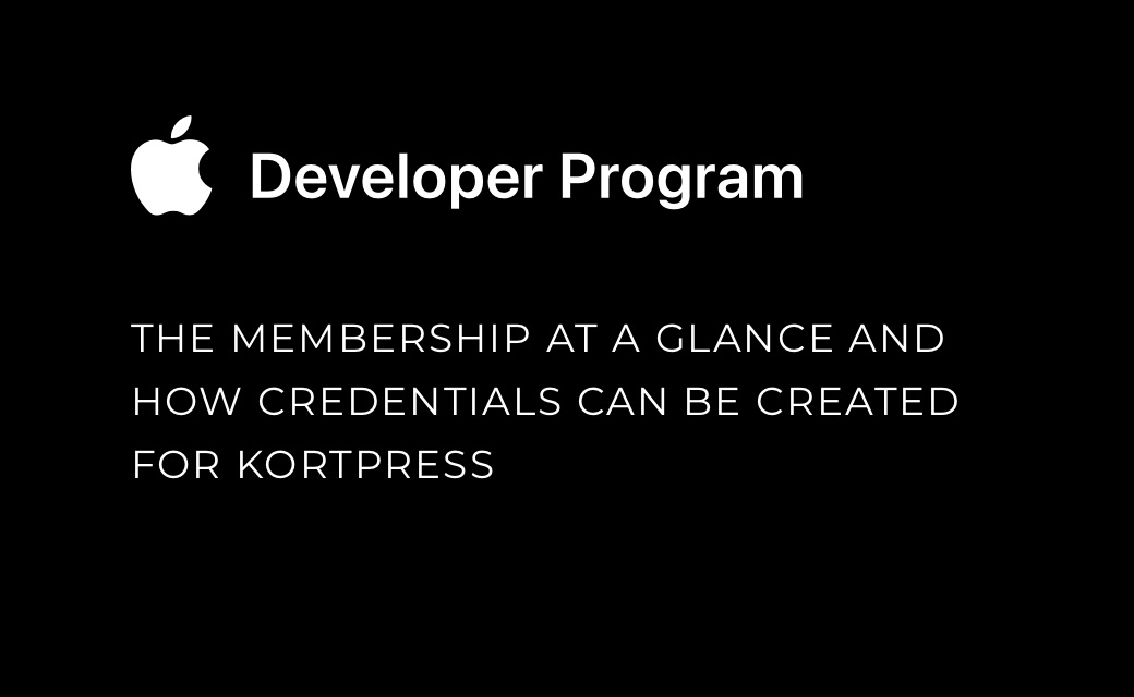 let’s dev Blog | Apple Developer Program: What is it used for and what content does it offer me as a member?