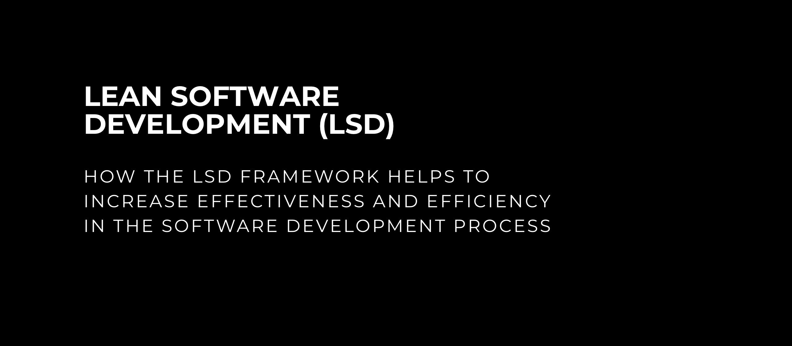 let’s dev Blog | Lean in Software Development