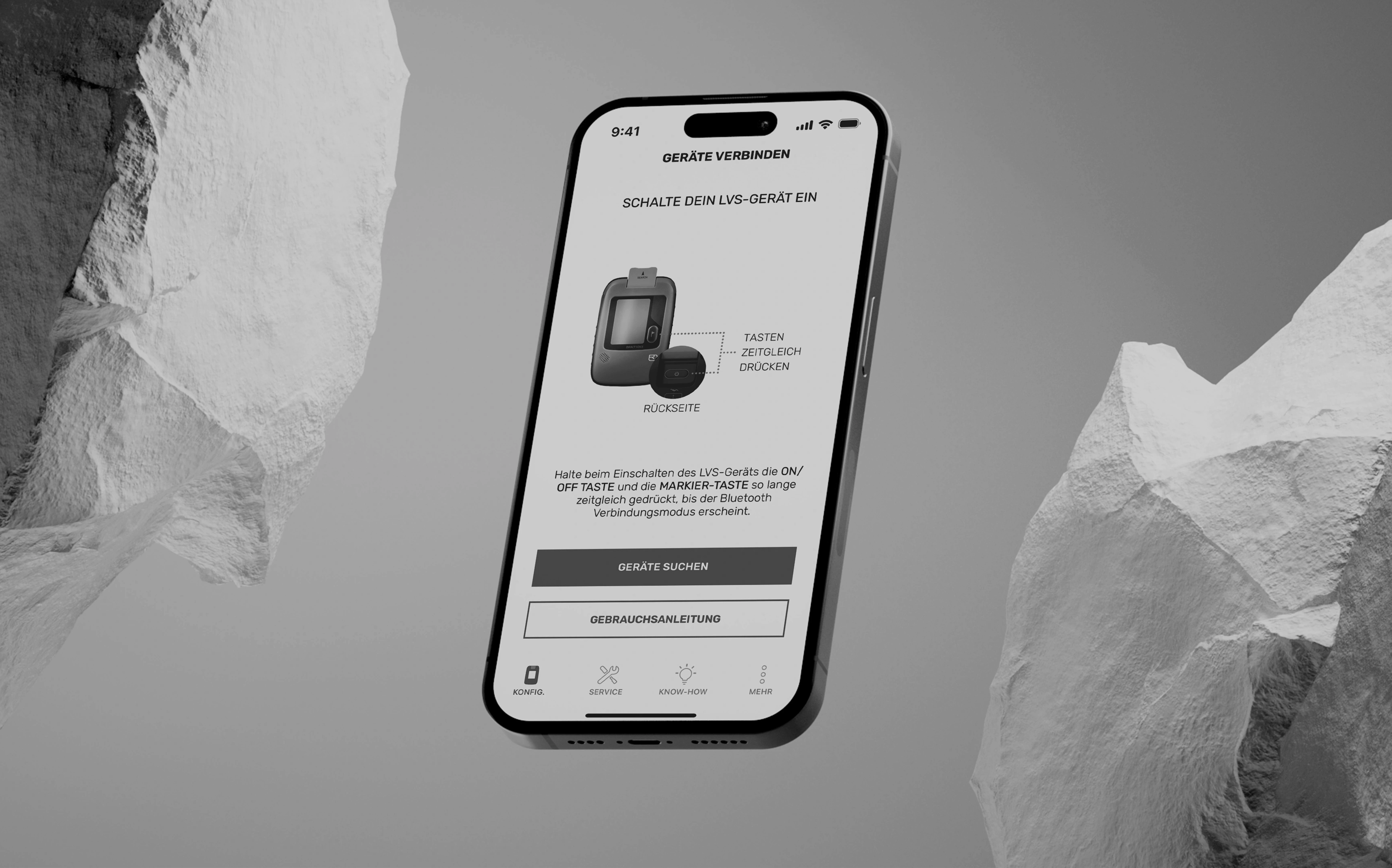 Ortovox – App for connecting and configuring avalanche transceivers