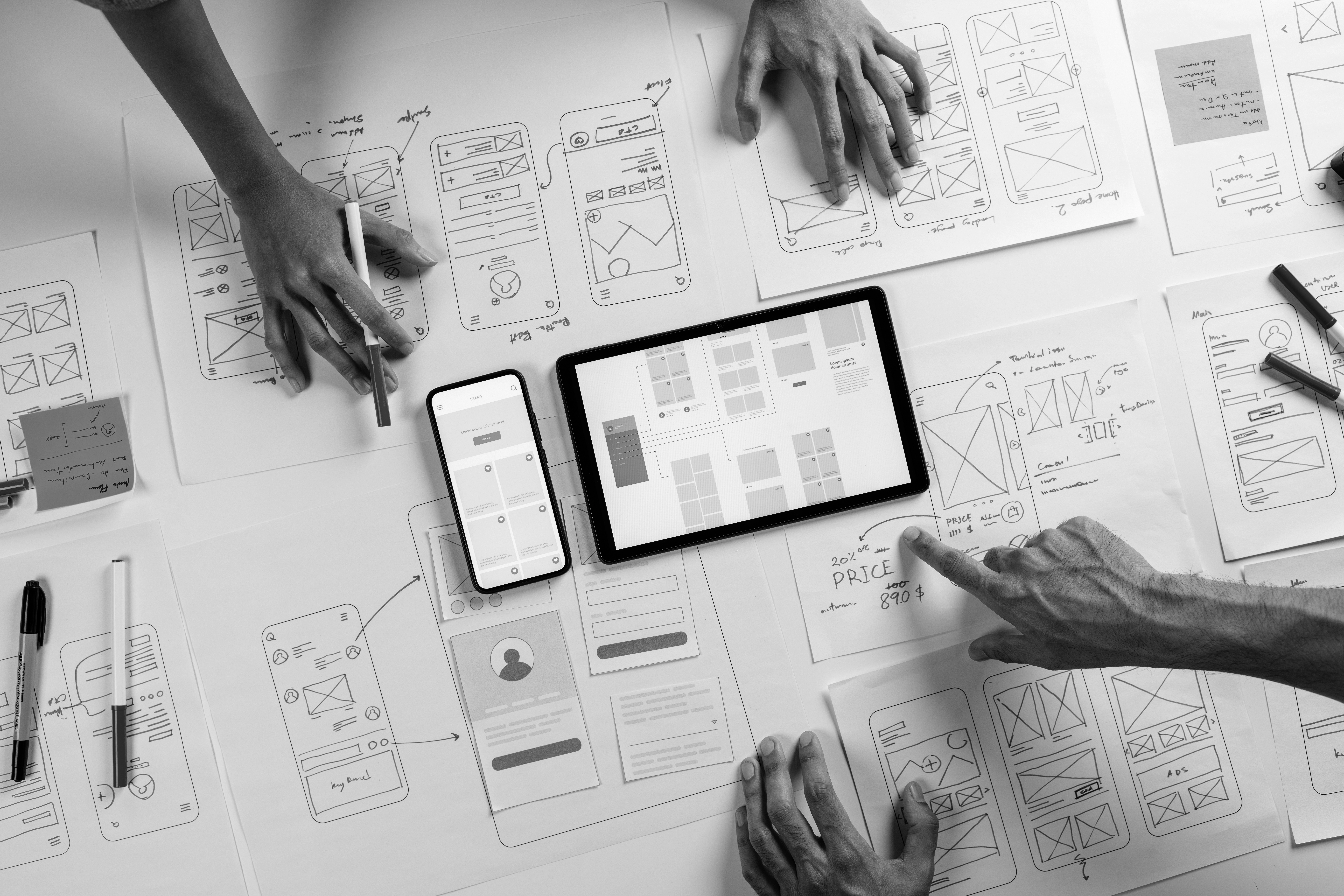 lets dev Leistungen User Experience Design